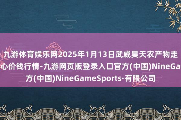 九游体育娱乐网2025年1月13日武威昊天农产物走动商场暨仓储物流中心价钱行情-九游网页版登录入口官方(中国)NineGameSports·有限公司